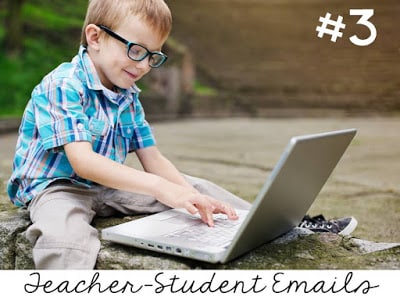 Setting up an email to communicate with students over the summer.