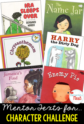 character challenge mentor texts