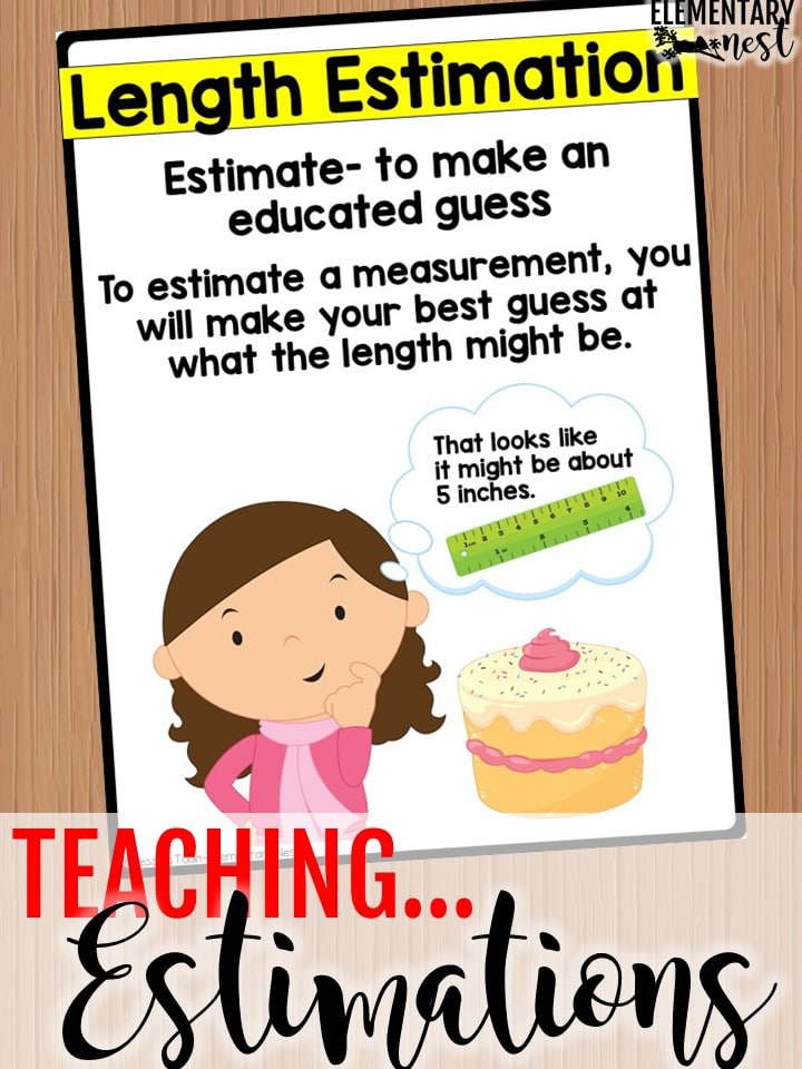Teaching estimations for 2nd grade.