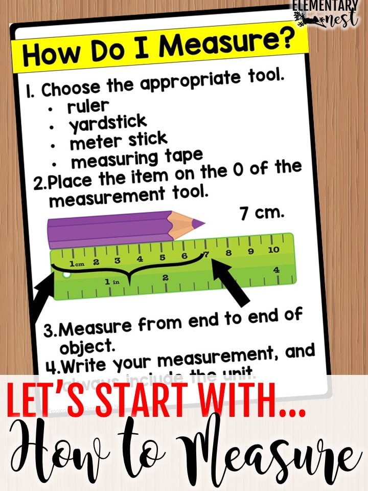 How to measure for 2nd graders.