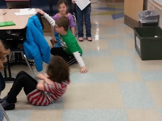 Exercise in the classroom