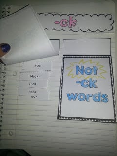Setting up a phonics interactive notebook- hands on, engaging activities to learn phonics skills