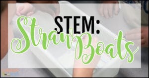 STEM: Straw boats
