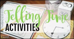 Telling time activities