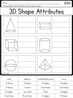 3D shape attributes.