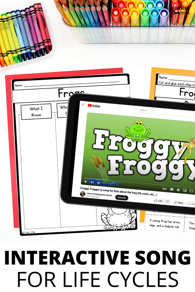 Digital Videos for Frog, Chick, and Butterfly Life Cycles