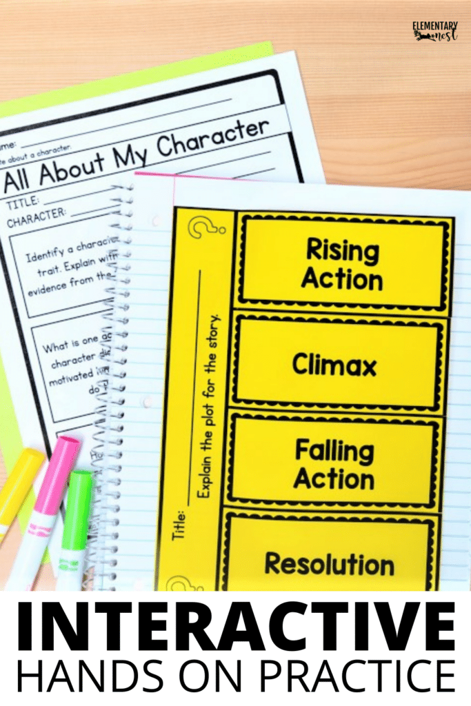 Teaching Tips for Story Elements (Exploring ELA) Printable Activities for teaching story elements
