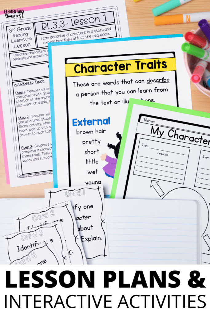 Teaching Tips for Story Elements (Exploring ELA) Printable Activities for teaching story elements