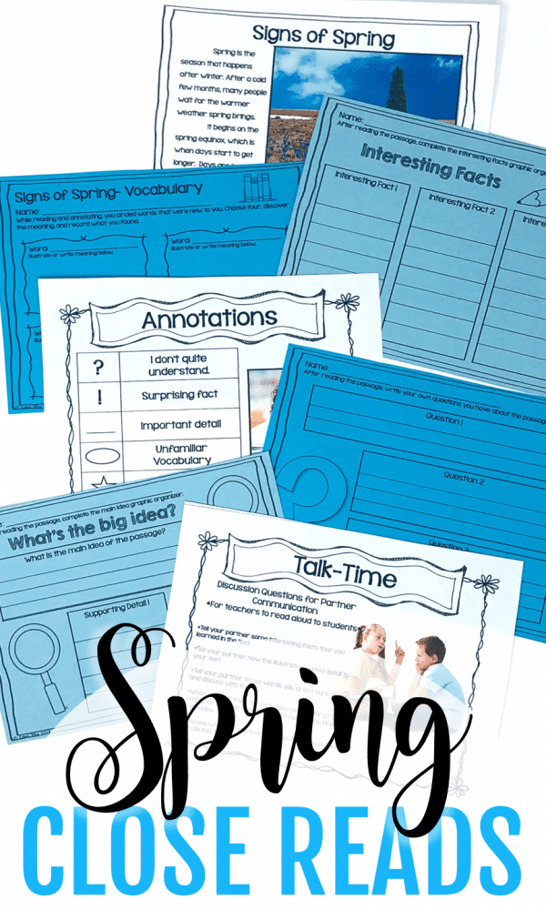 April And Spring Teaching Resources (with A FREEBIE)