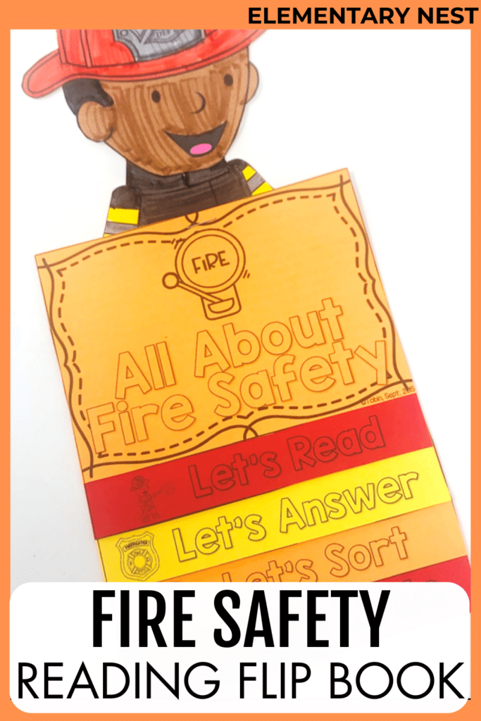 October Lesson Plan Themes and October Teaching Resources fire safety flip book