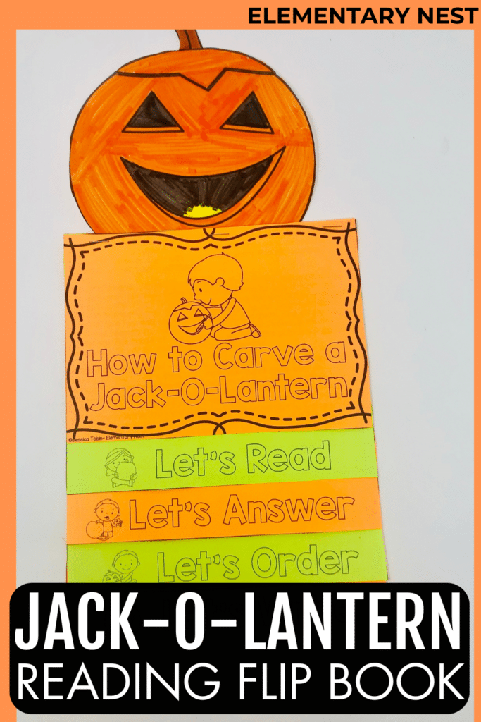 October Lesson Plan Themes and October Teaching Resources how to carve a jack o lantern flip book