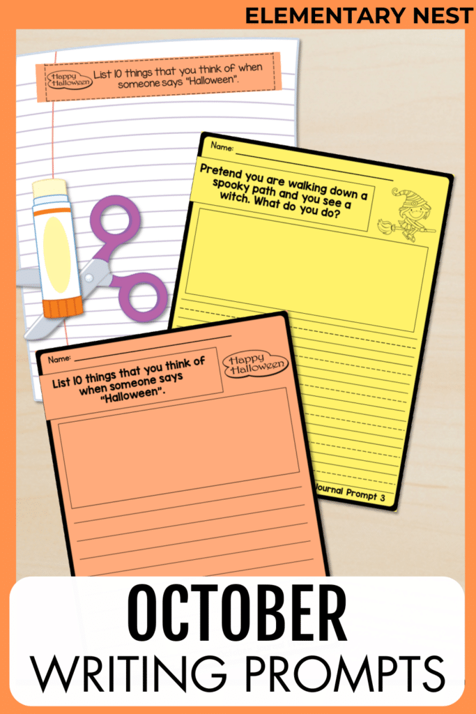 October Lesson Plan Themes and October Teaching Resources october writing prompts