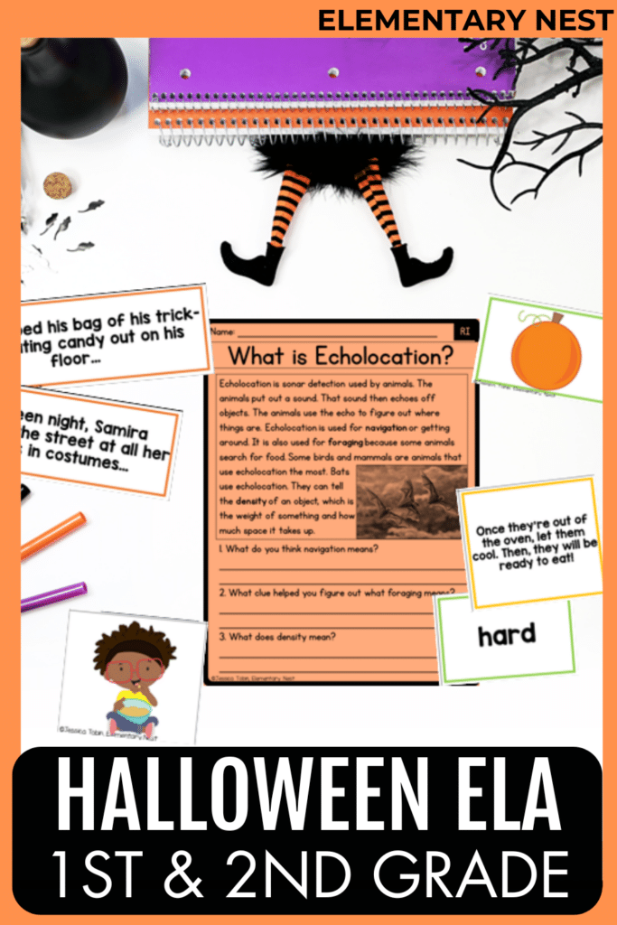 October Lesson Plan Themes and October Teaching Resources halloween standards based ela 1st and 2nd grade activities