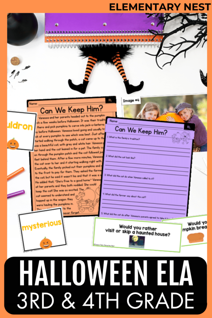 October Lesson Plan Themes and October Teaching Resources halloween standards based ela 1st and 2nd grade activities
