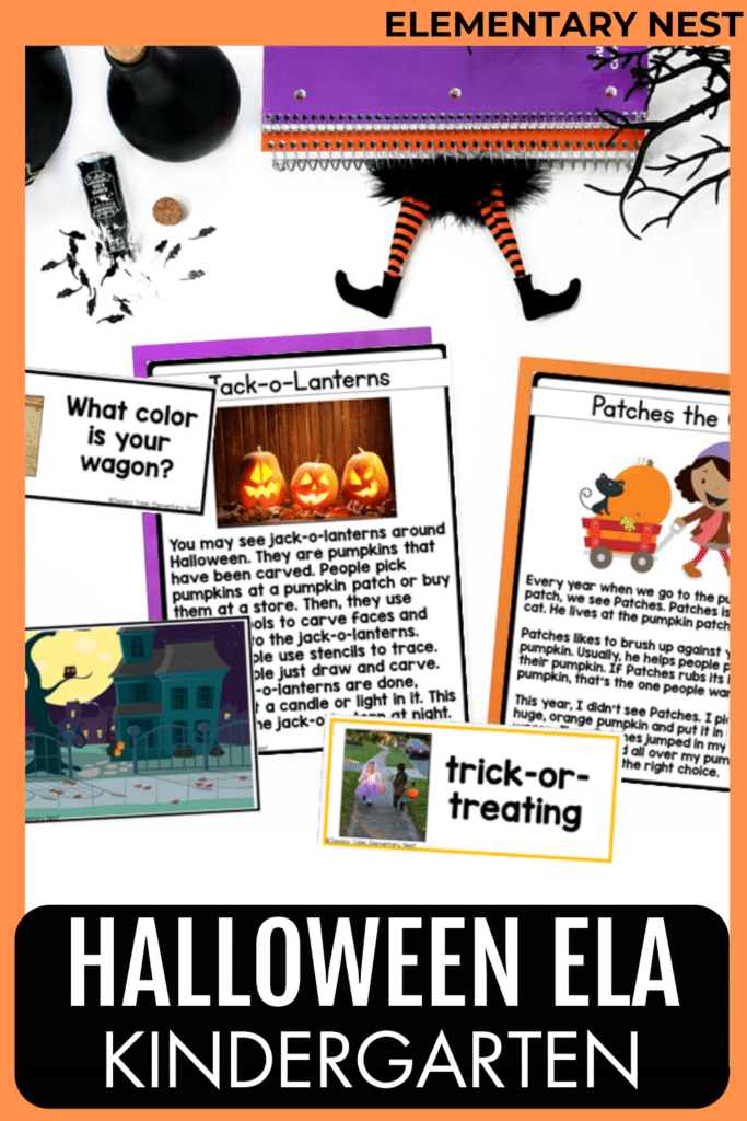 October Lesson Plan Themes and October Teaching Resources halloween standards based ela kindergarten activities
