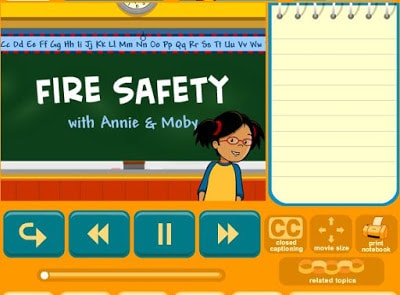 Annie and Moby fire safety video.