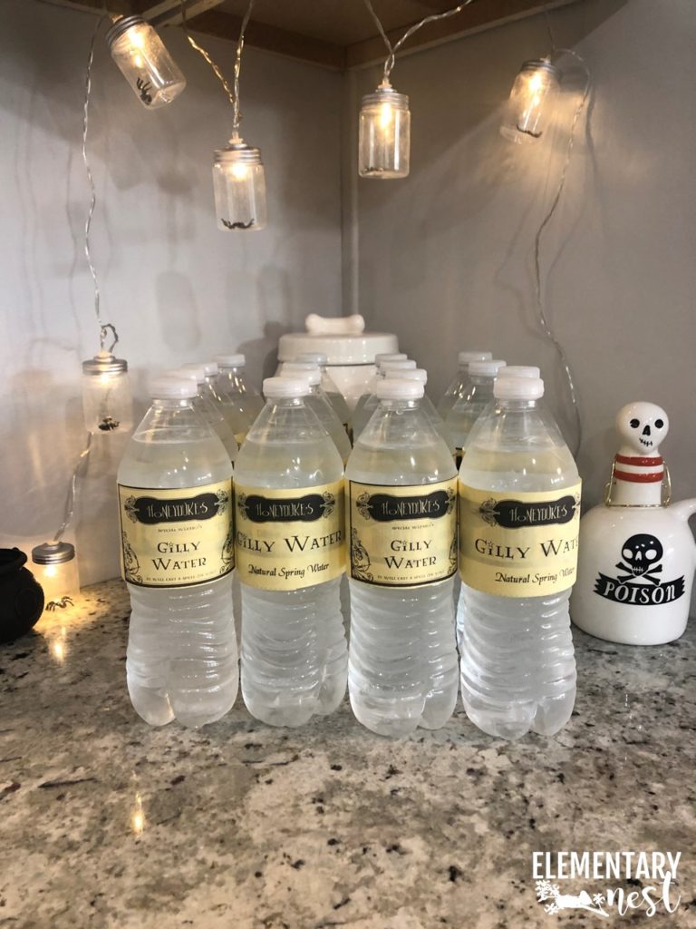 gilly water- harry potter party