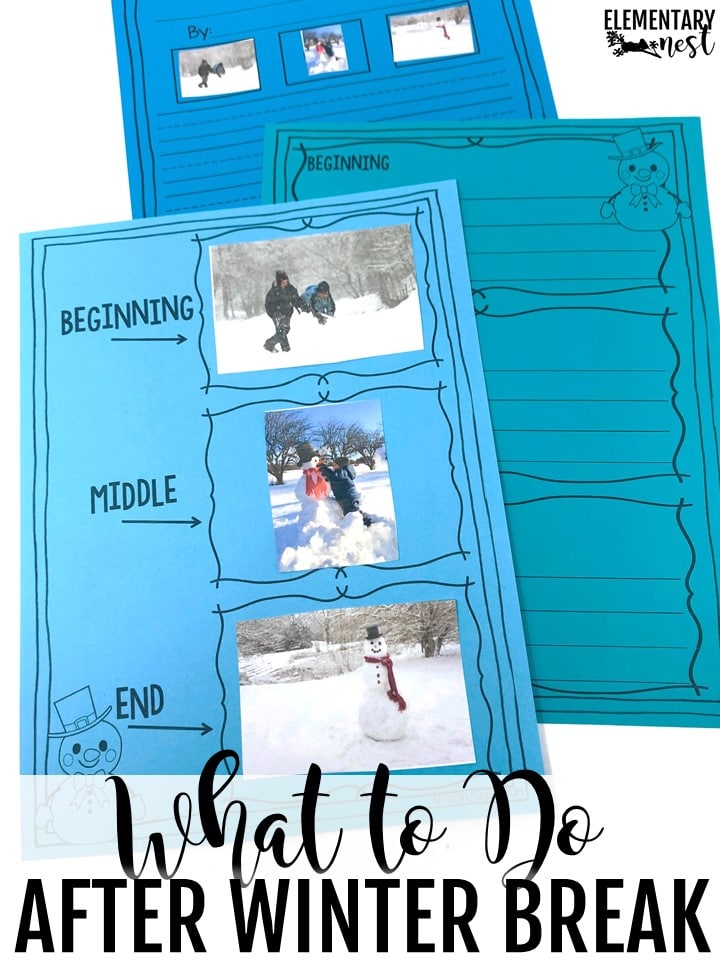 After Winter Break Activities | Winter Writing