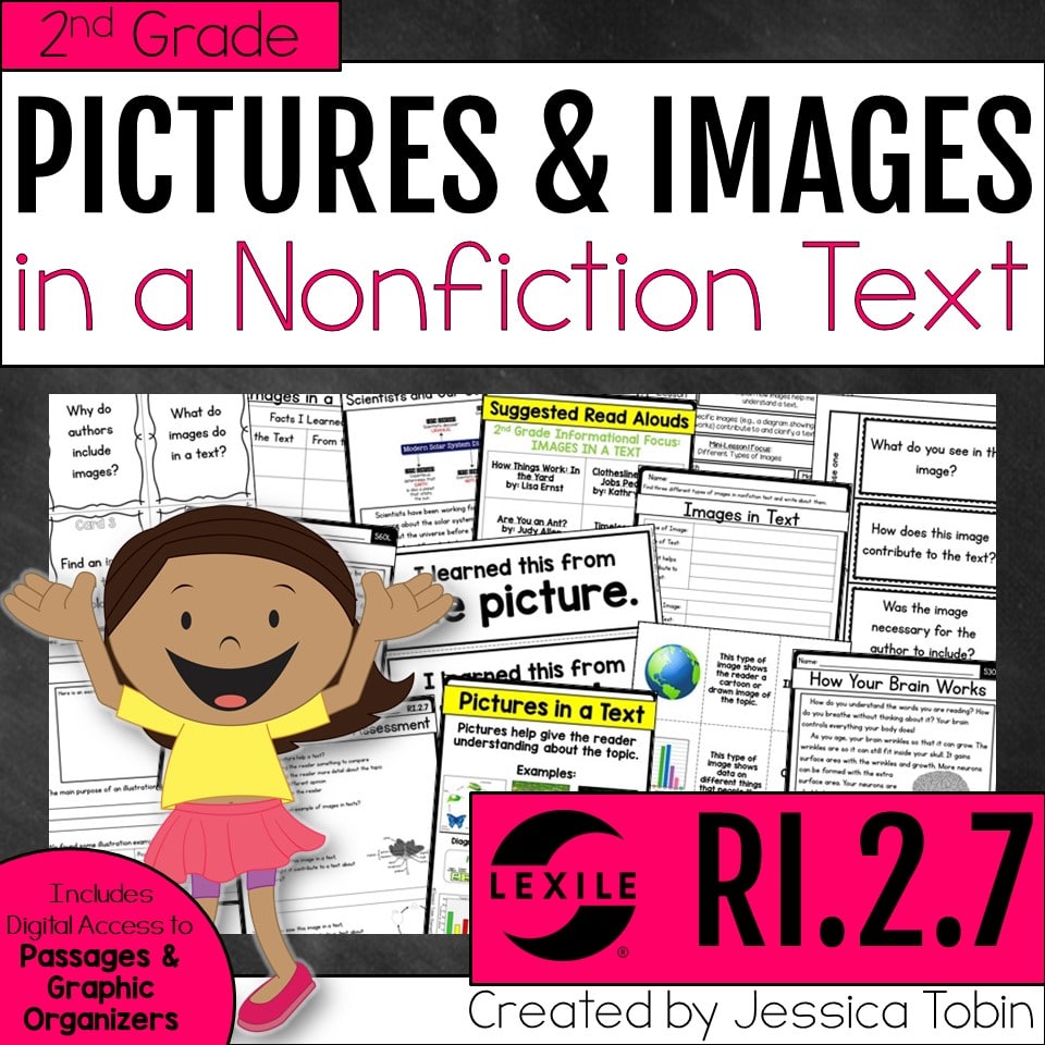 2nd grade pictures and images in a nonfiction text unit