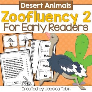 Desert Fluency for Early Readers- Zoofluency 2