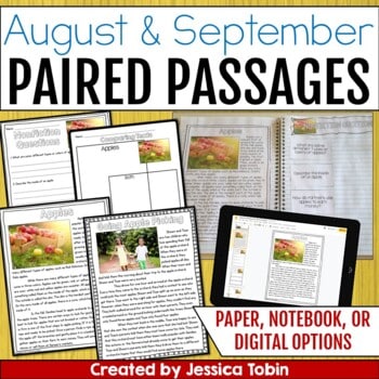 Paired Passages August and September