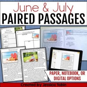Paired Passages June and July