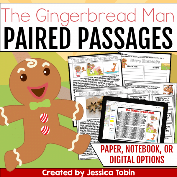 Gingerbread Man Paired Passages