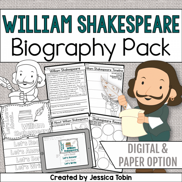 William Shakespeare Biography Pack