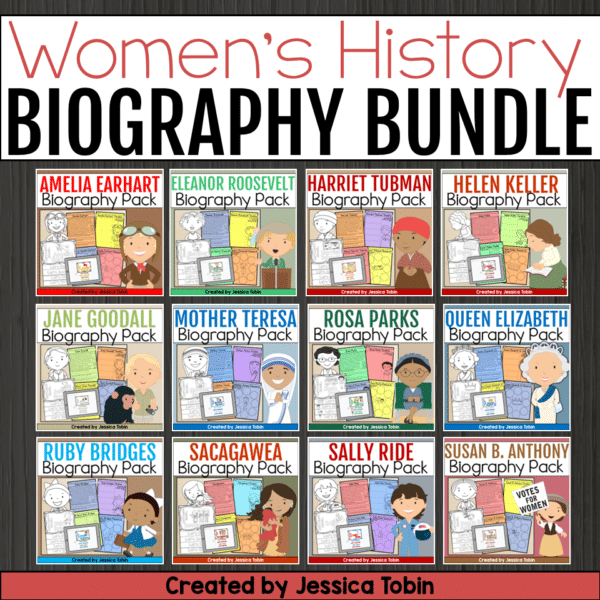 Women's History Month Biography Bundle