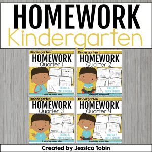 Kindergarten Homework Bundle