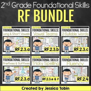2nd Grade Reading Foundational Skills Bundle