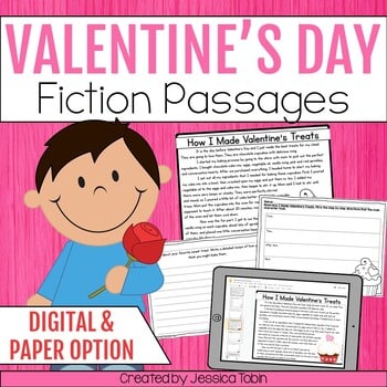 Valentines Day Activities Reading Passages