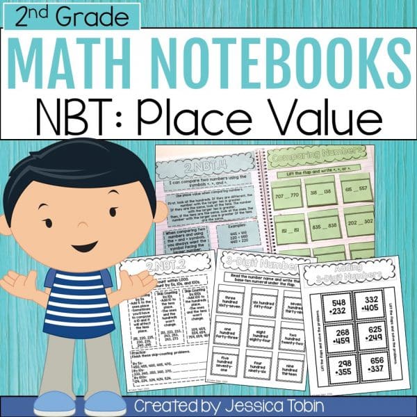 2nd Grade NBT Math Interactive Notebook