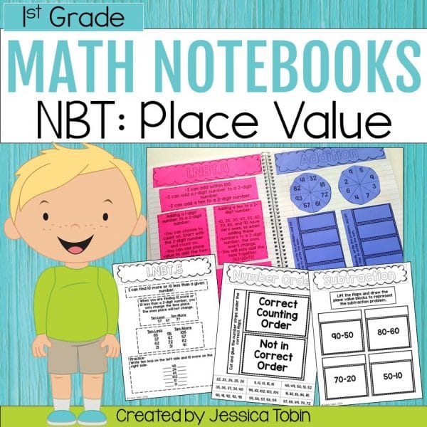1st Grade NBT Interactive Notebook