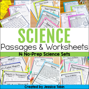 Science Worksheets No-Prep Bundle