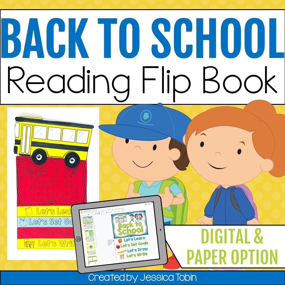 Back to school flip book