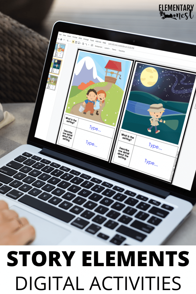 Digital Activities for Story elements and settings