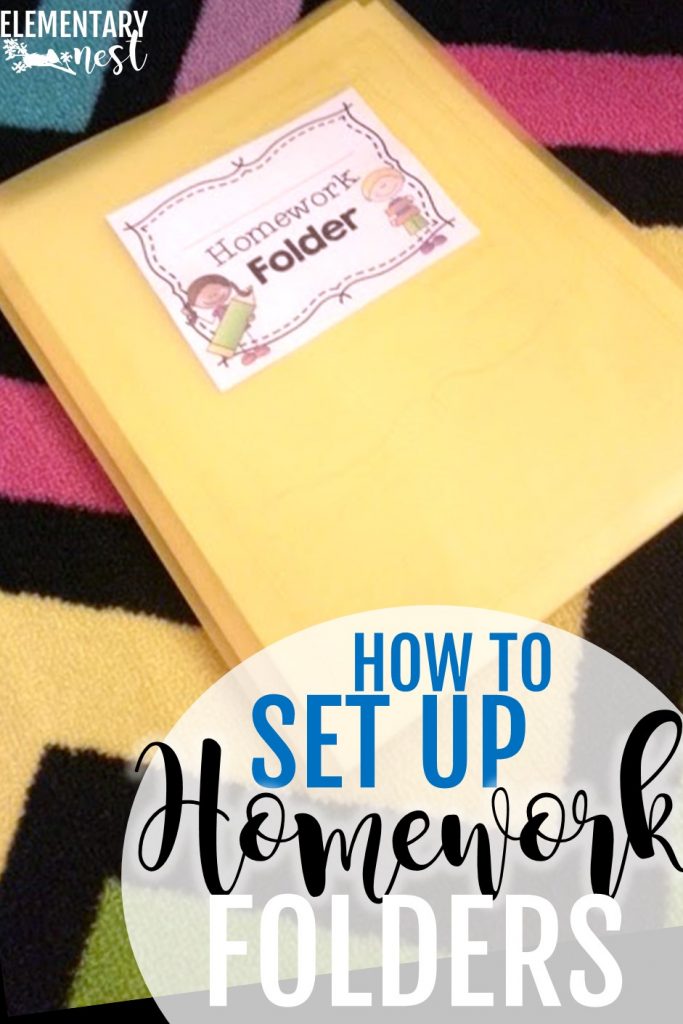 How to setup homework folders
