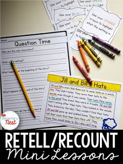 Retell/recount mini lessons