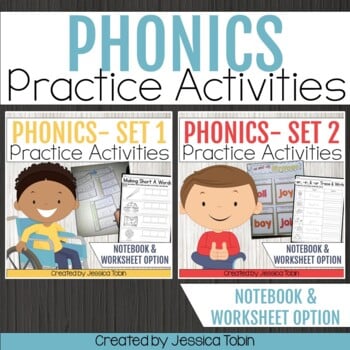 Phonics Activities Set 1 and 2 Bundle