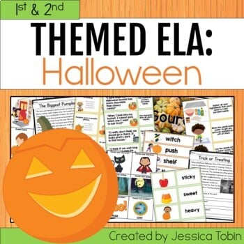 1st and 2nd Grade Halloween ELA Activities