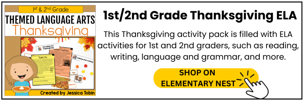 7 Fun Thanksgiving Reading Activities for Elementary Classrooms