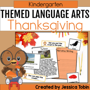Kindergarten Thanksgiving ELA Activities