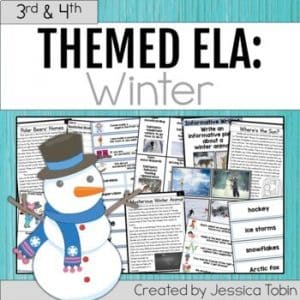 3rd and 4th Grade Winter ELA Activities