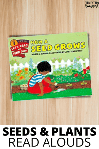 These 6 plant books are great additions to your classroom library as mentor texts or as teacher read alouds! Use plant books as supplemental resources for your plant lesson plans and activities. First, second, and third grade teachers should check them out! 