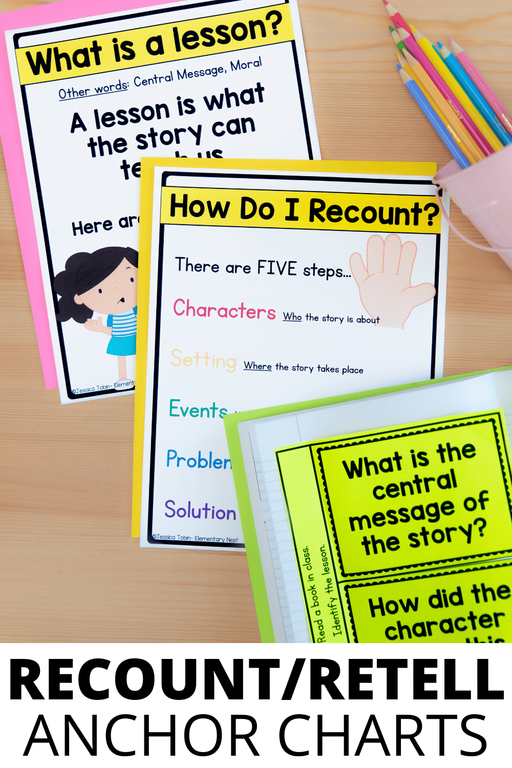 3 Anchor Charts You Need To Teach Recounting & Retelling Stories