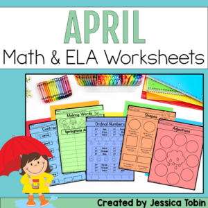 April ELA and Math Worksheets
