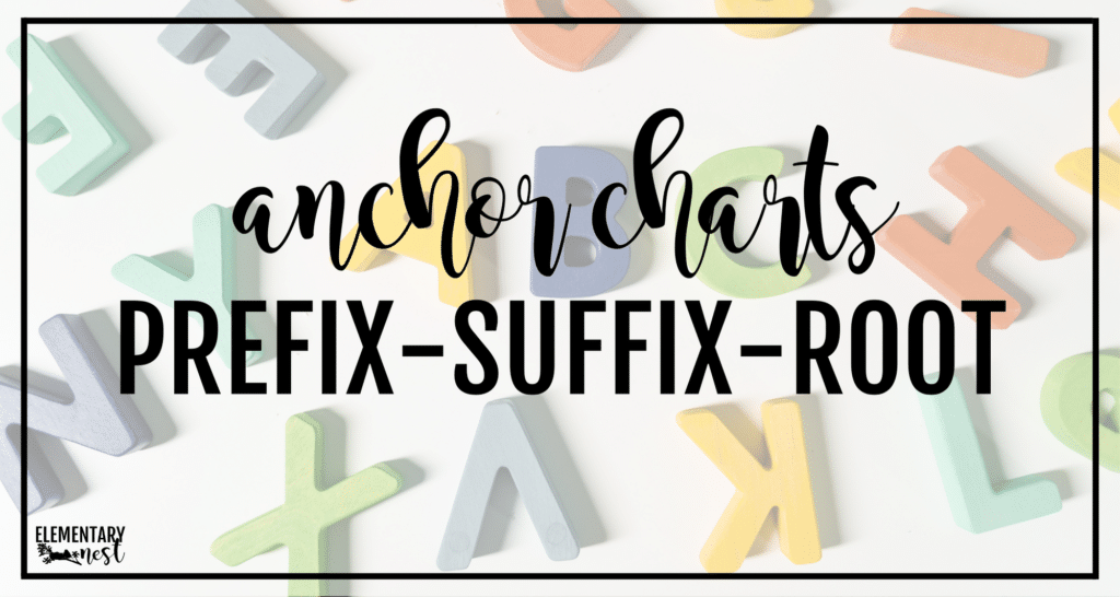 Find 5 anchor charts that will help your students learn prefixes, suffixes, and root words. Add these interactive anchor charts to your lessons and activities for fun and functional learning! 