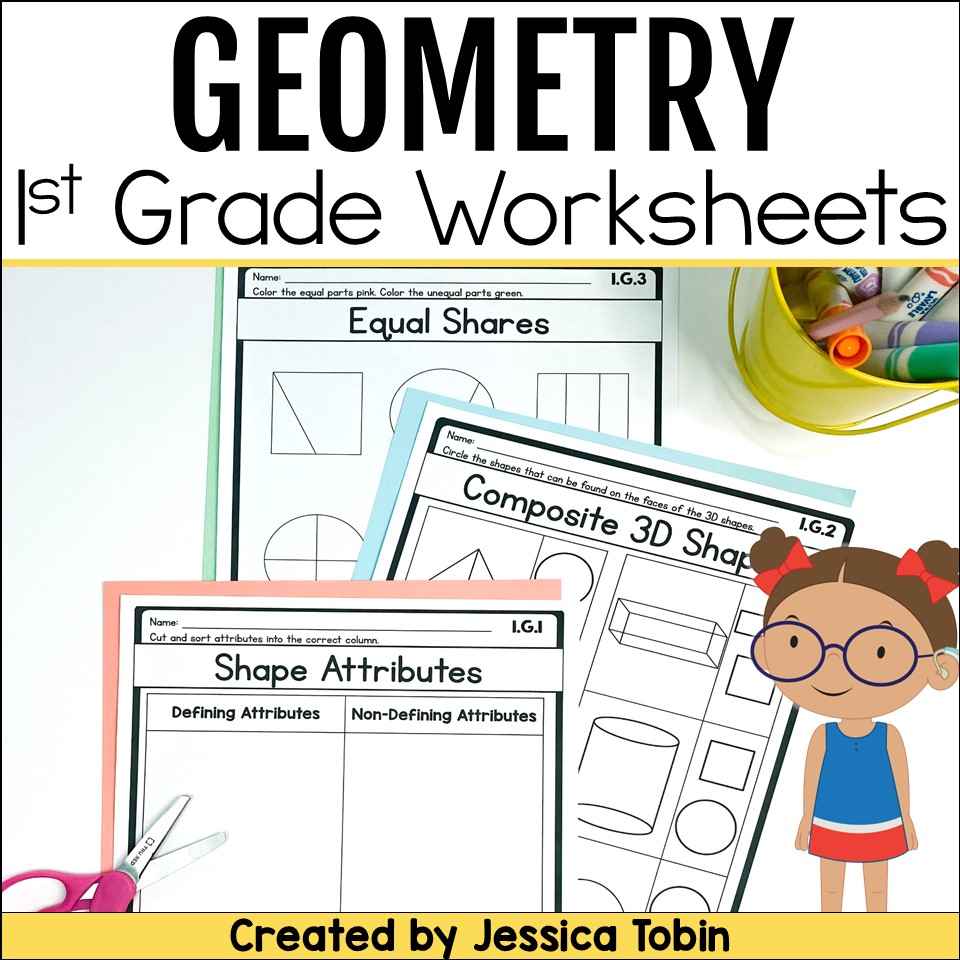 1st Grade Geometry Worksheets