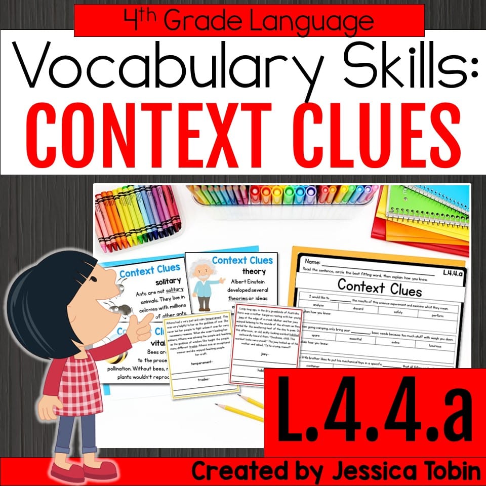Need a simple way to teach context clues? Check out these 3 interactive anchor charts that are perfect for any elementary classroom! Add these lessons and activities to your Language, Reading Literature, and Reading Informational lesson plans to help your students master context clues.